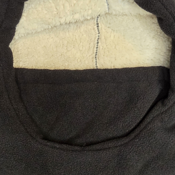 Black Fleece Ski Face Mask with Lining Size XS Unisiex - Picture 3 of 10